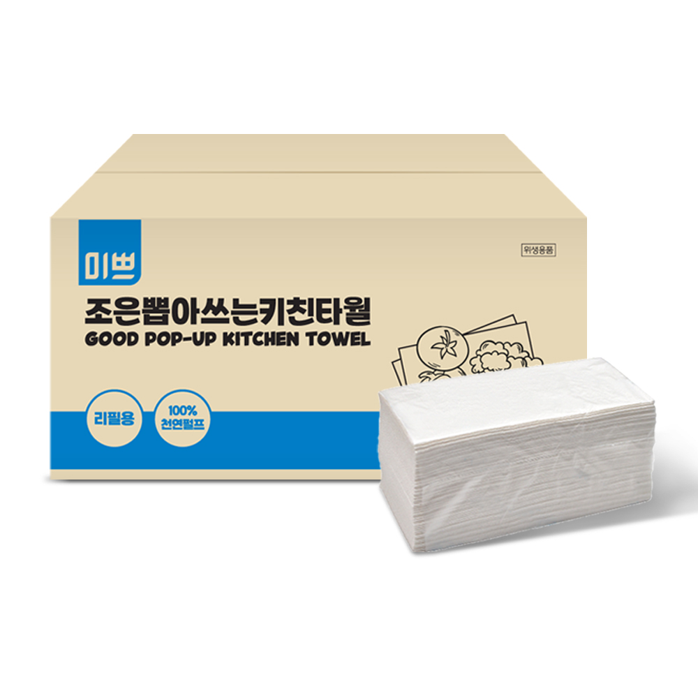 미쁘 조은 뽑아쓰는 키친타올 3000매